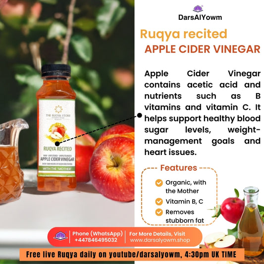 Ruqya Recited Organic Apple Cider Vinegar, 330ml