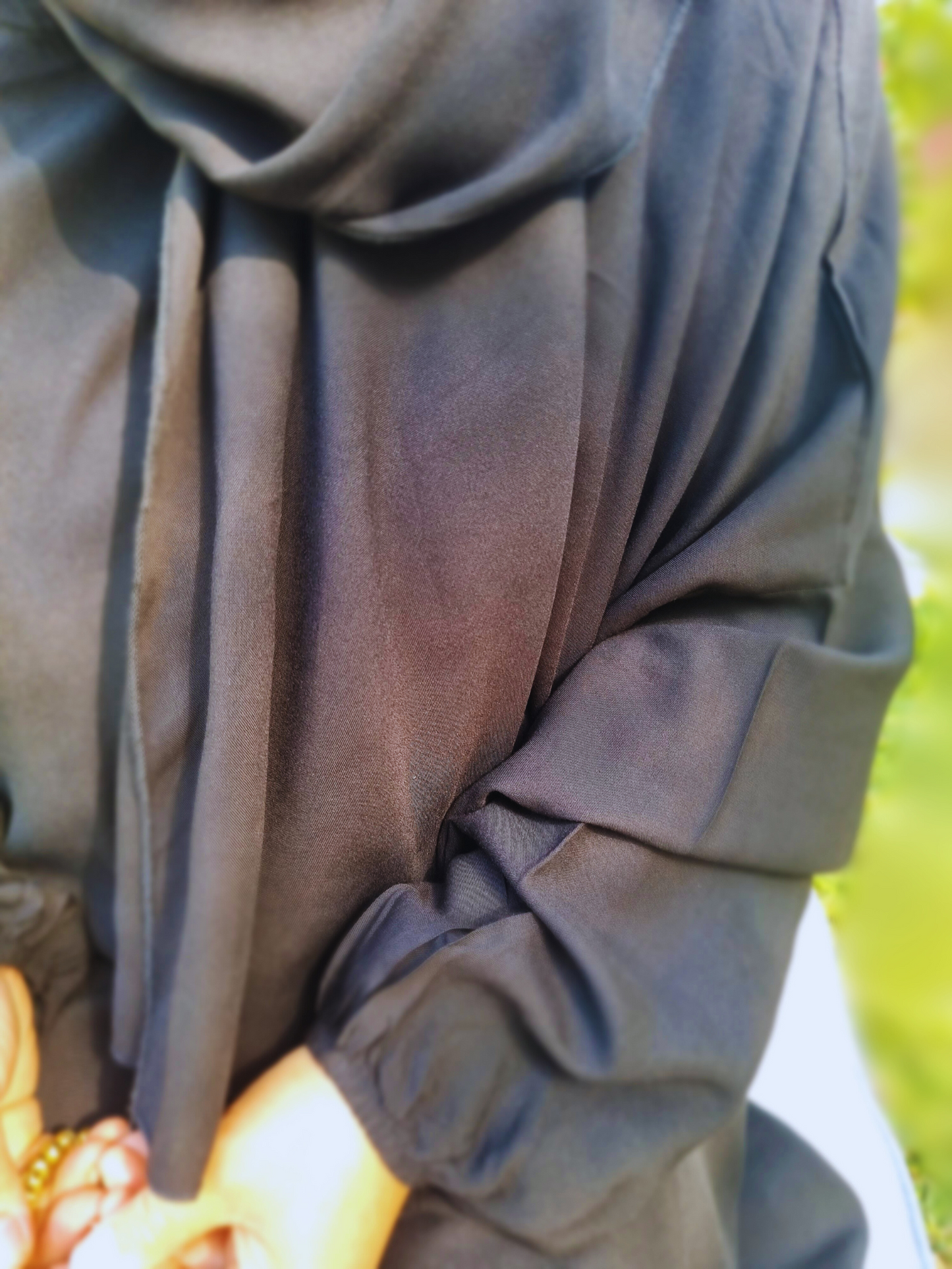 One piece Khimar/ Burqa for Salah. A must have this Ramadhan! (Black Nida fabric)